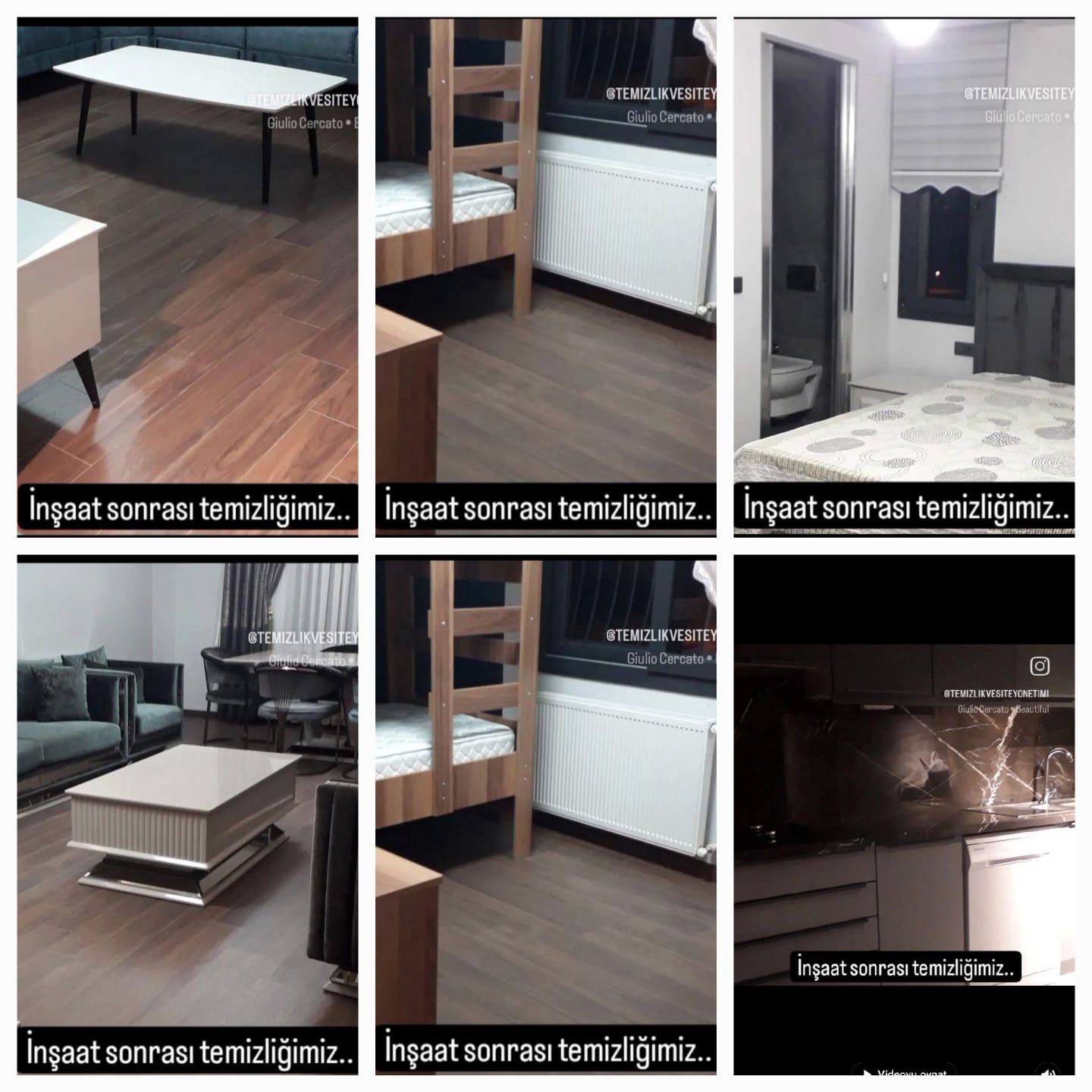 inşaat sonrası daire temizliğimiz